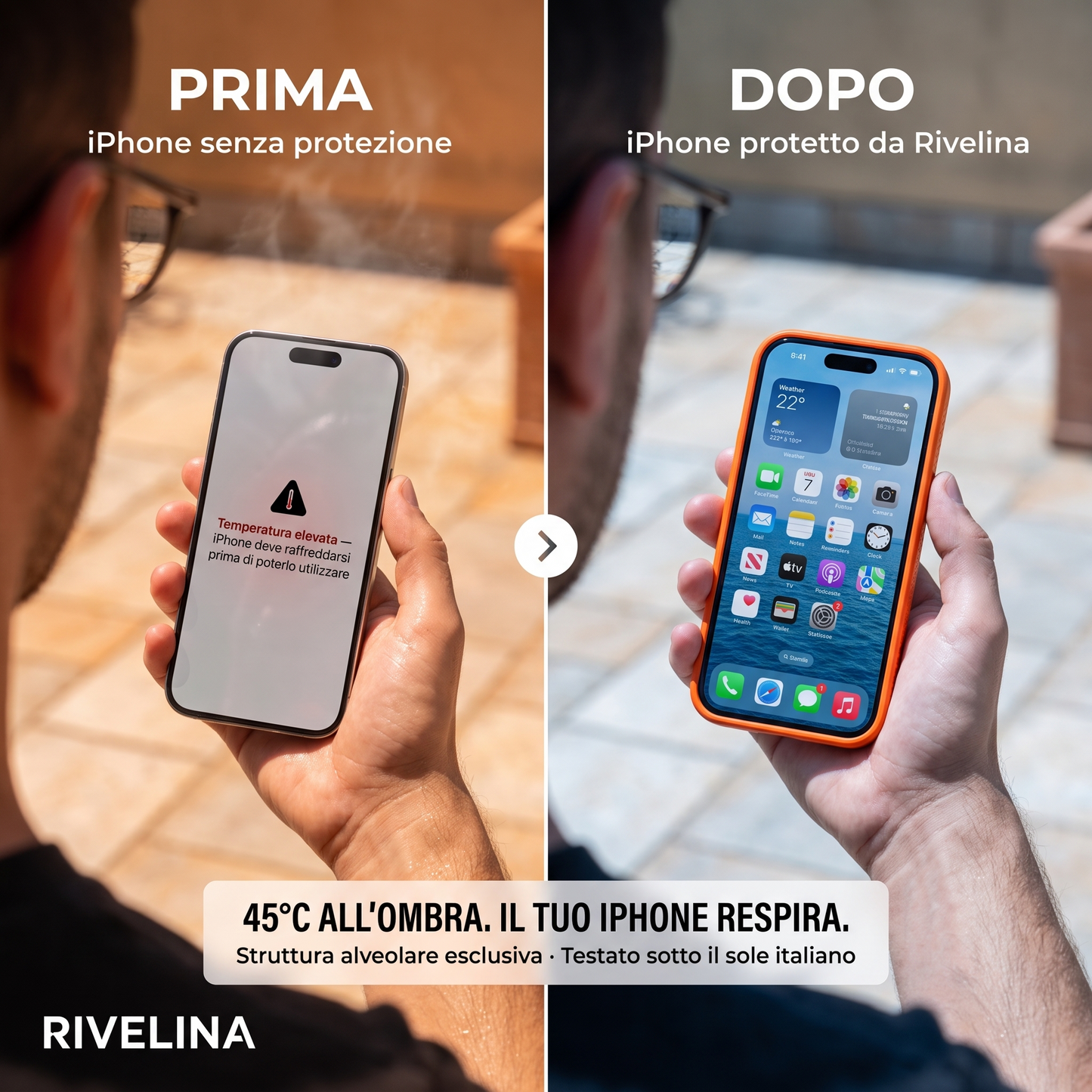 Cover Traspirante Anti-Surriscaldamento Rivelina™