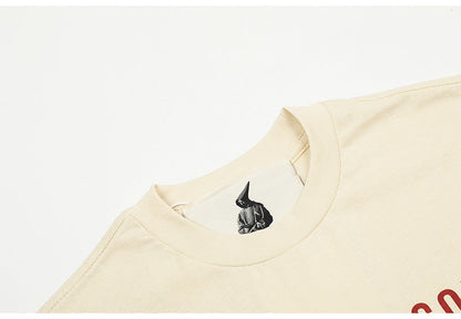 Fear Of God X RRR123 letter print short-sleeved t-shirts